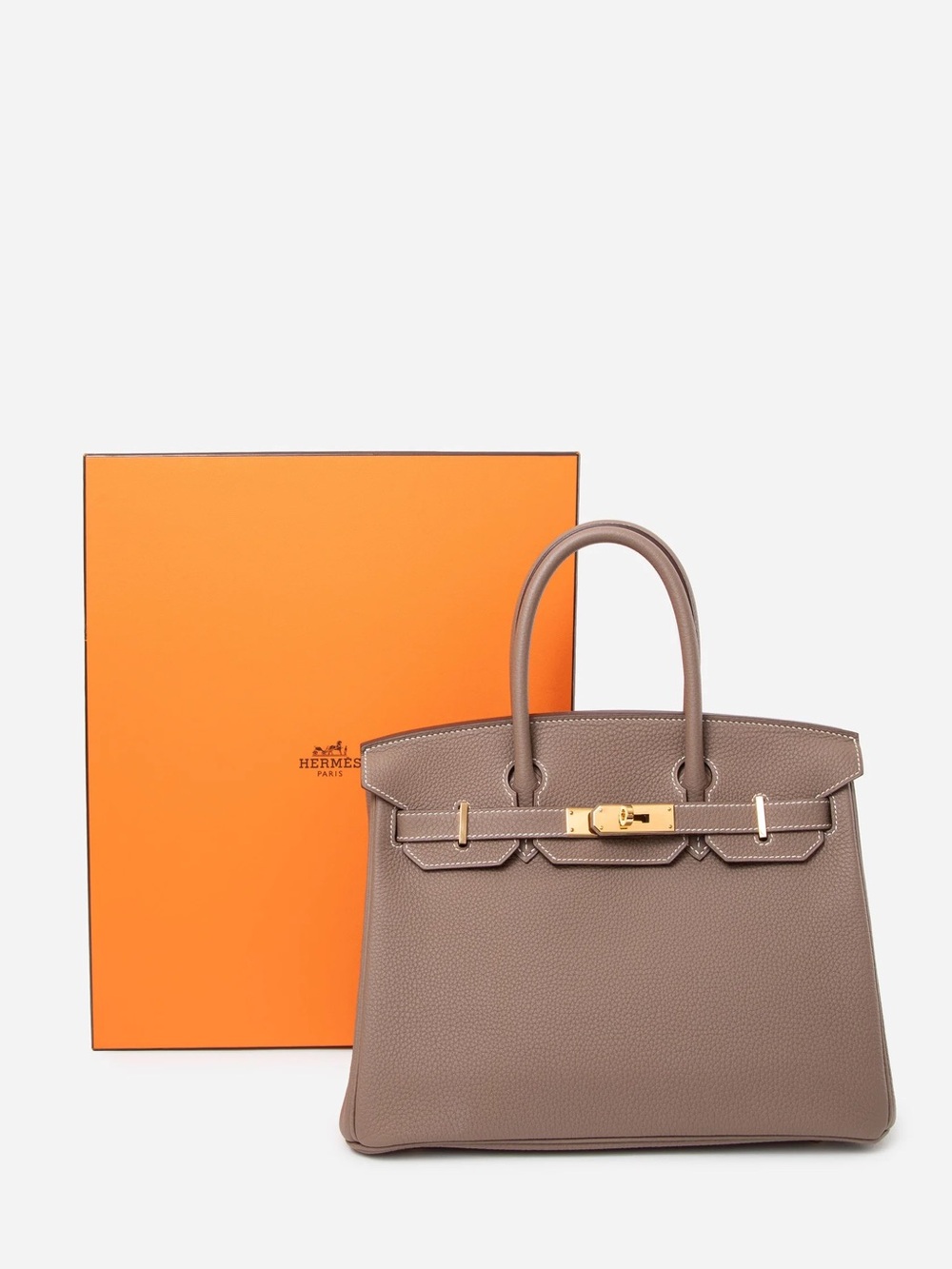 Hermès 2018 Etoupe Togo Leather Birkin 30 GHW